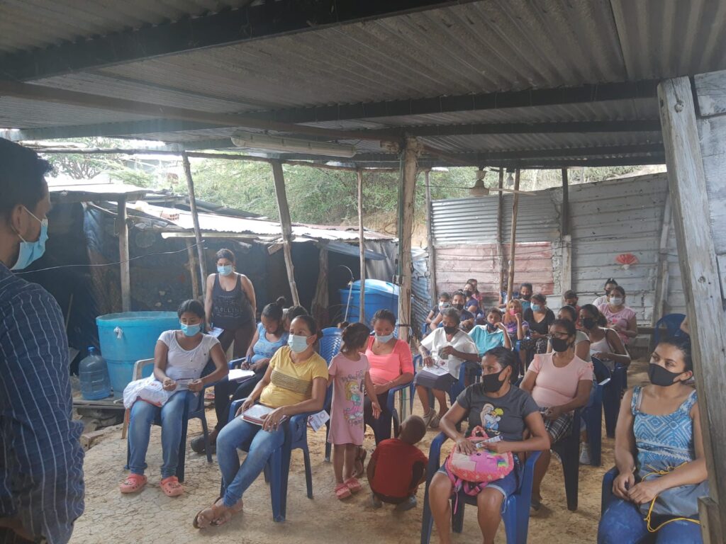 Jornada de Atención Al Migrante en el barrio El Talento, Cúcuta, Norte de Santander.