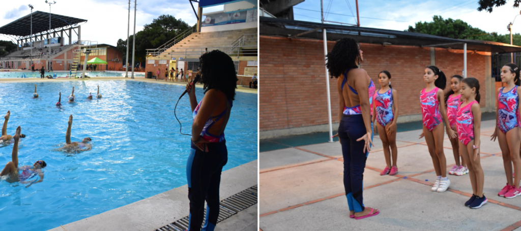 La venezolana que creó el primer y único club de natación artística en Cúcuta