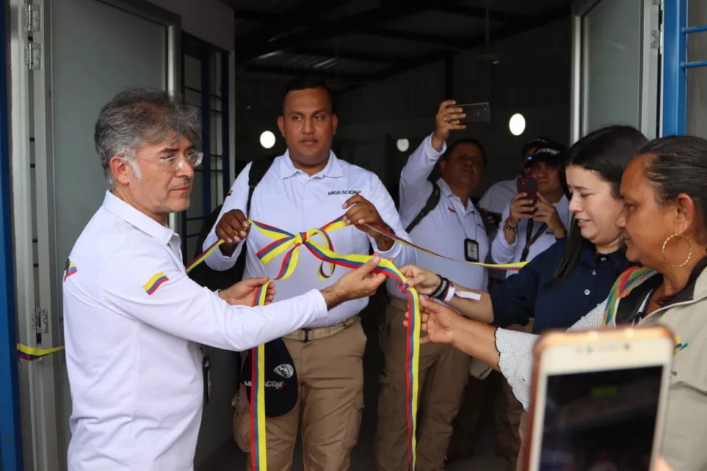 Migración Colombia inauguró primer puesto de verificación en Tibú, Norte de Santander