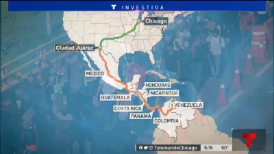 Migrante venezolano comparte la travesía por 10 países y sus razones para llegar a Chicago