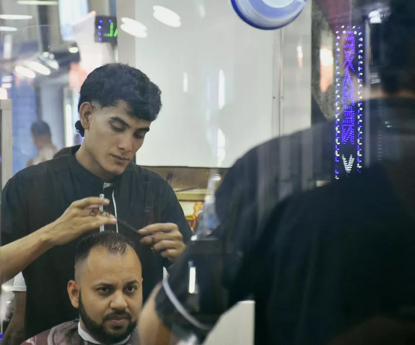 Colonia venezolana palpita el partido en las peluquerías de Barranquilla
