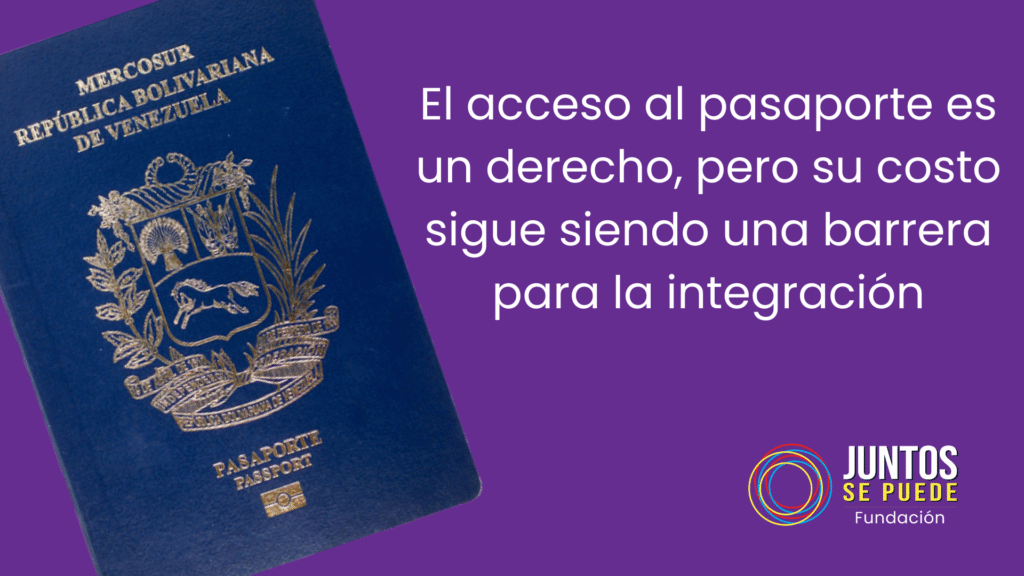 Juntos Se Puede: «El acceso al pasaporte es un derecho, pero su costo sigue siendo una barrera para la integración»
